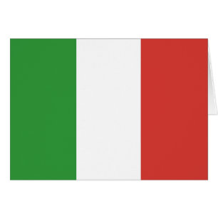 Cartão Bandeira italiana
