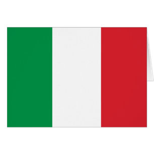 Cartão Bandeira italiana