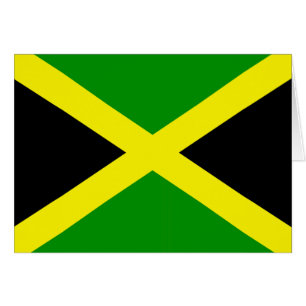 Cartão Bandeira jamaicana