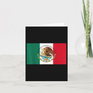 Cartão Bandeira Mexicana da Bandeira do México 