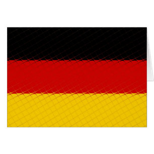 Cartão Bandeira nacional da Alemanha