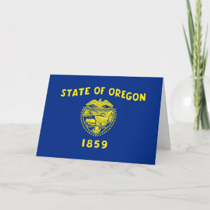 Cartão Bandeira Oregoniana, Bandeira de Oregon