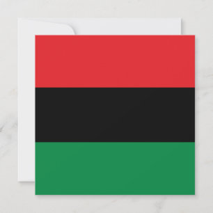 Cartão Bandeira Pan-Africana