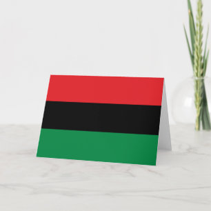 Cartão Bandeira Pan-Africana