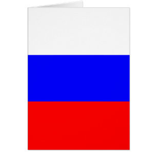 Cartão Bandeira Russa