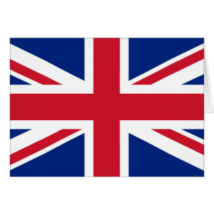 Cartão Bandeira Union Jack