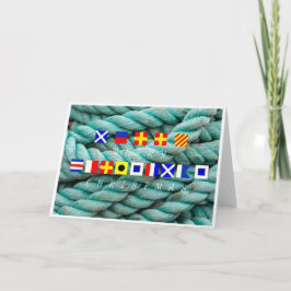 Cartão Bandeiras Feliz de Natal