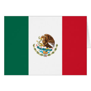 Cartão Bandera de México - Bandeira do México - Bandeira 