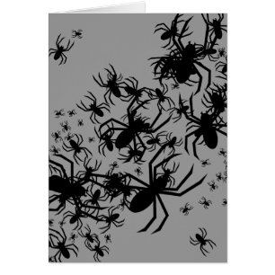 Cartão Bando De Aranhas
