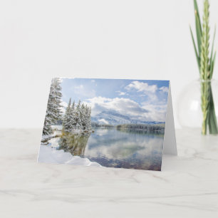 Cartão Banff National Park in winter