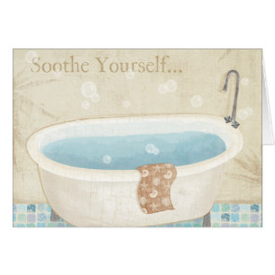 Cartão Banho do mosaico