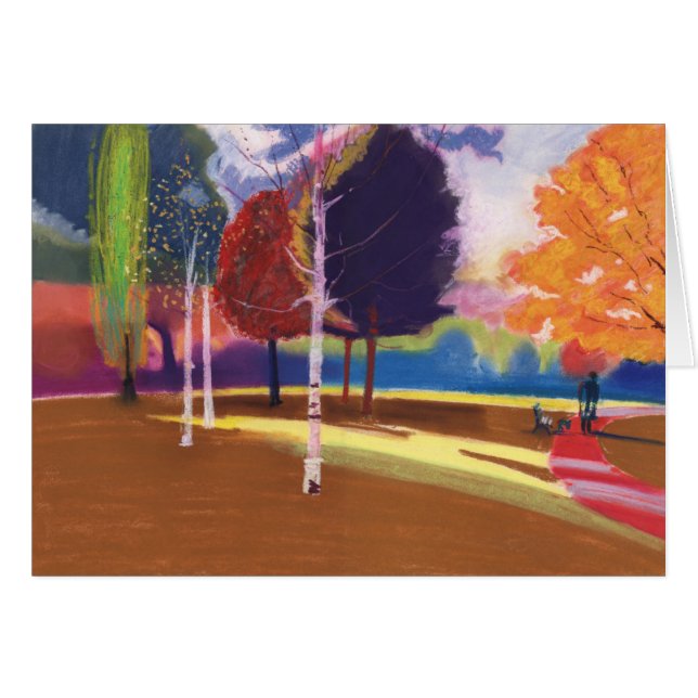 Cartão Banho do parque de Victoria (Frente Horizontal)