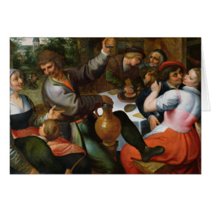 Cartão Banquete do camponês, 1566
