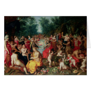 Cartão Banquete dos deuses