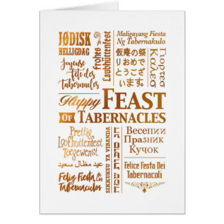 Cartão Banquete para todas as nações