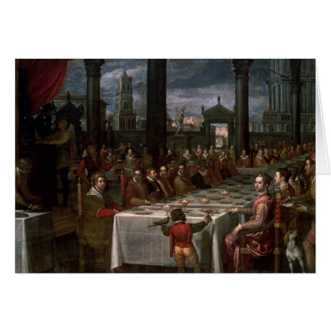 Cartão Banquete Wedding (Frente Horizontal)