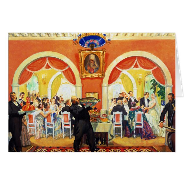 Cartão Banquete Wedding, 1917 (Frente Horizontal)