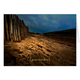Cartão Bantham Beach, Devon