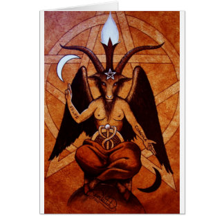 Cartão baphomet