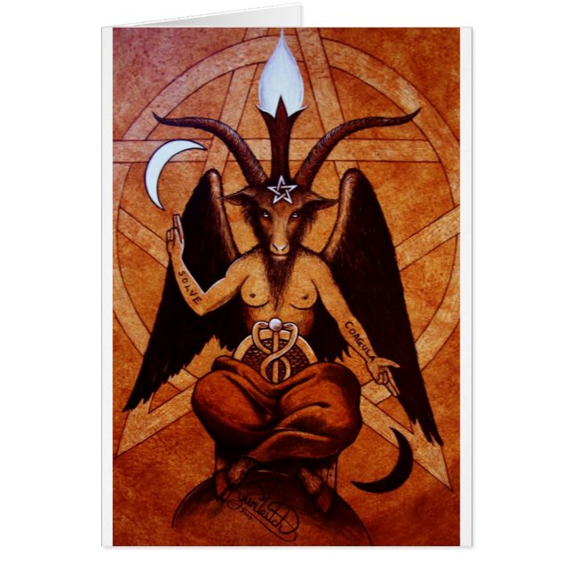 Cartão baphomet (Frente)