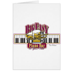 Cartão BAR BIG-EASY-Piano-
