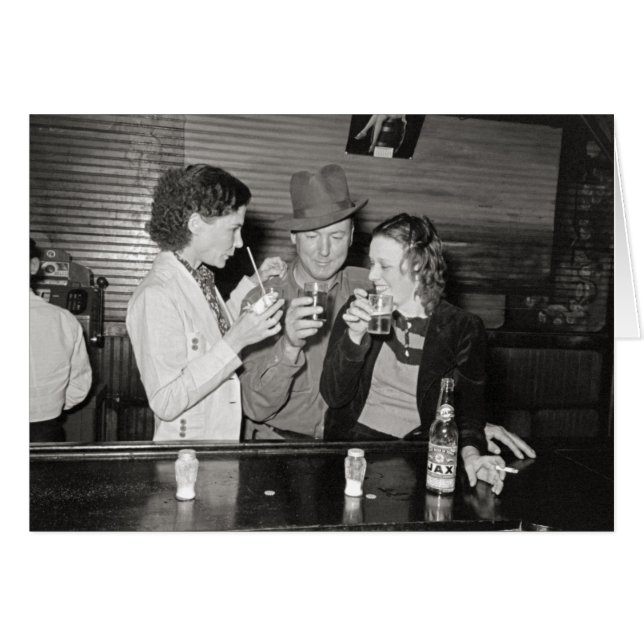 Cartão Bar da Louisiana, 1938 (Frente Horizontal)