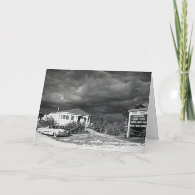 Cartão Bar de naves, Marco Island, Flórida, 1960 (Frente)