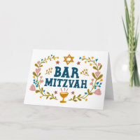 BAR MAZEL TOV MITZVAH, personalizado desenhado à m