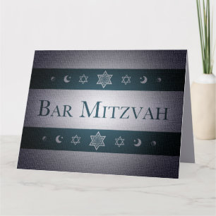 Cartão Bar Mitzvah