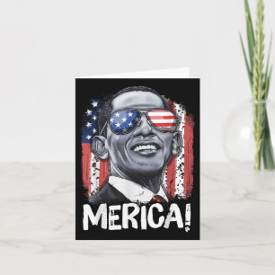 Cartão Barack Obama 4 De Julho Homens Da Merica Mulheres