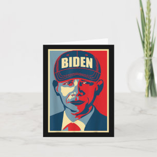 Cartão Barack Obama Joe Biden Hat 2020 Eleições Eua Democ