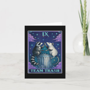 Cartão Baralho de Cartas de Tarot Equipe Lixo Cartas de T