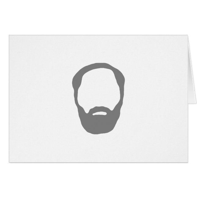 Cartão barba (Frente Horizontal)