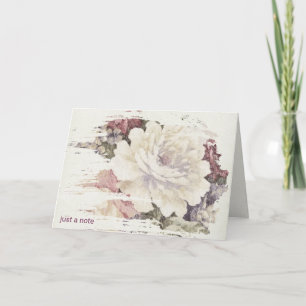 Cartão barba de rosa de tapeçaria