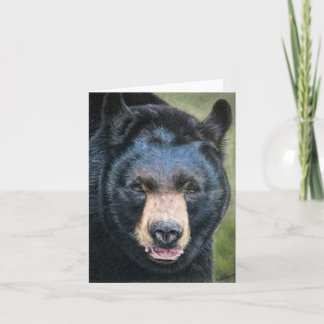 Cartão Barba de urso preto