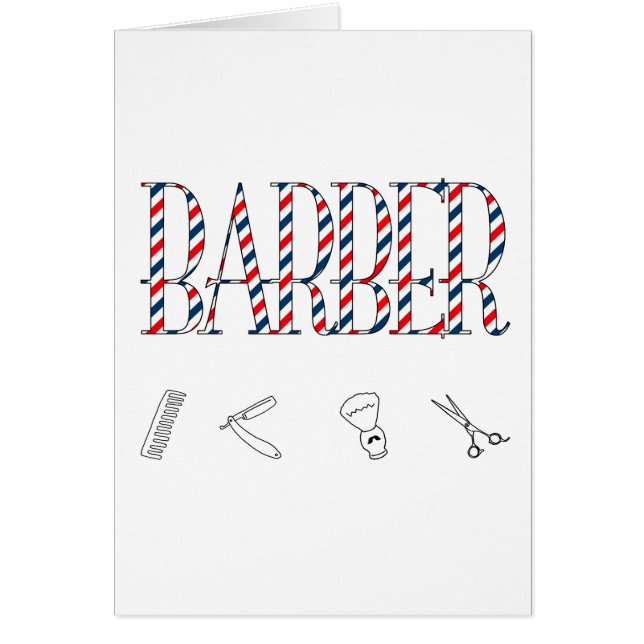 Cartão Barber (Frente)