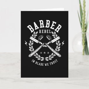 Cartão Barber Rebel