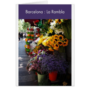 Cartão Barcelona: La Rambla