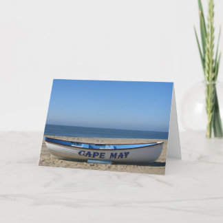 Cartão Barco * Cape May, NJ