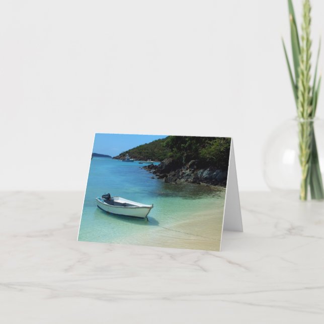 Cartão Barco da baía de Cruz (Frente)