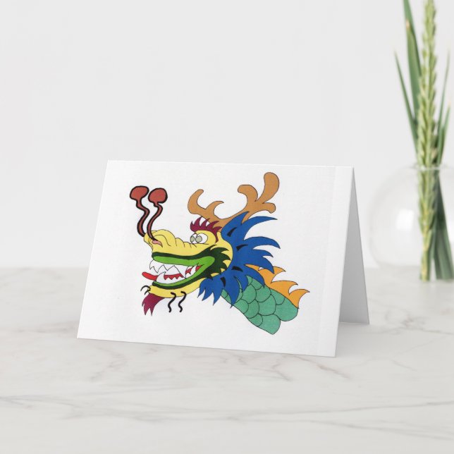 Cartão Barco do dragão (Frente)