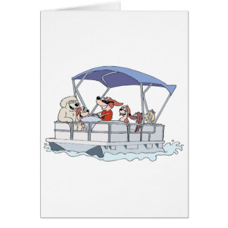 Cartão Barco do pontão