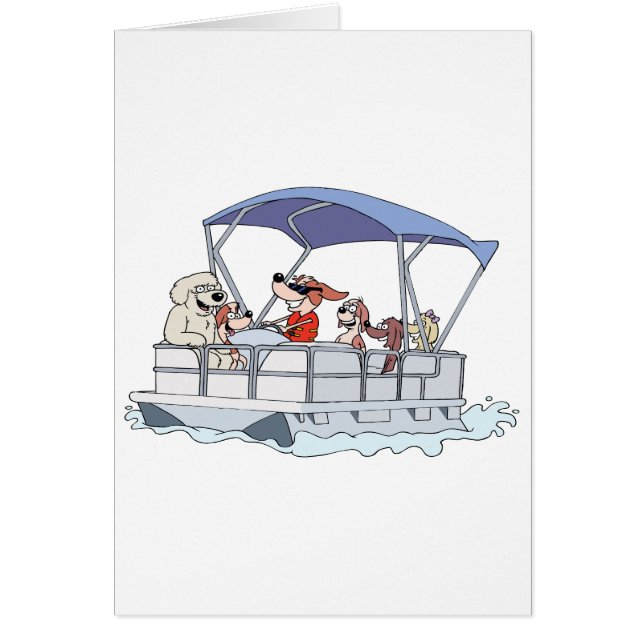 Cartão Barco do pontão (Frente)