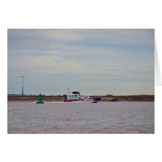 Cartão Barco Piloto de Harwich Haven (Frente Horizontal)