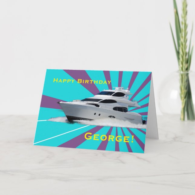 Cartão Barco rápido (Frente)