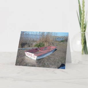 Cartão Barco Russo Antigo