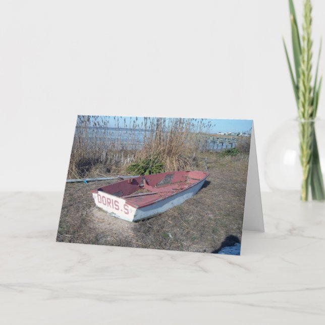 Cartão Barco Russo Antigo (Frente)