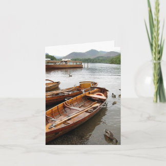 Cartão Barcos a Remo: Derwentwater