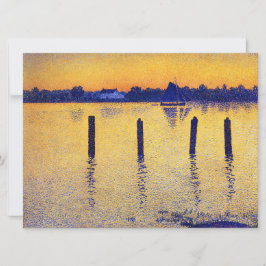 Cartão Barcos à vela no rio Escalda (Bélgica)