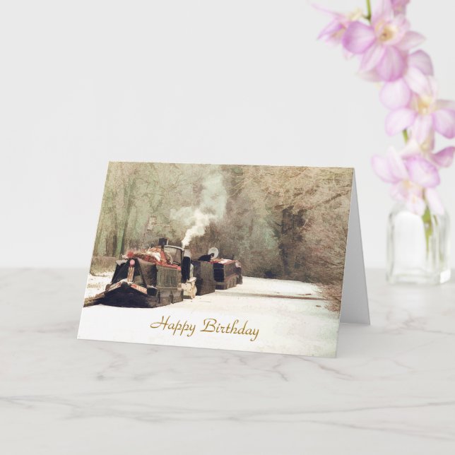 CARTÃO BARCOS CANAIS (Orquídea)